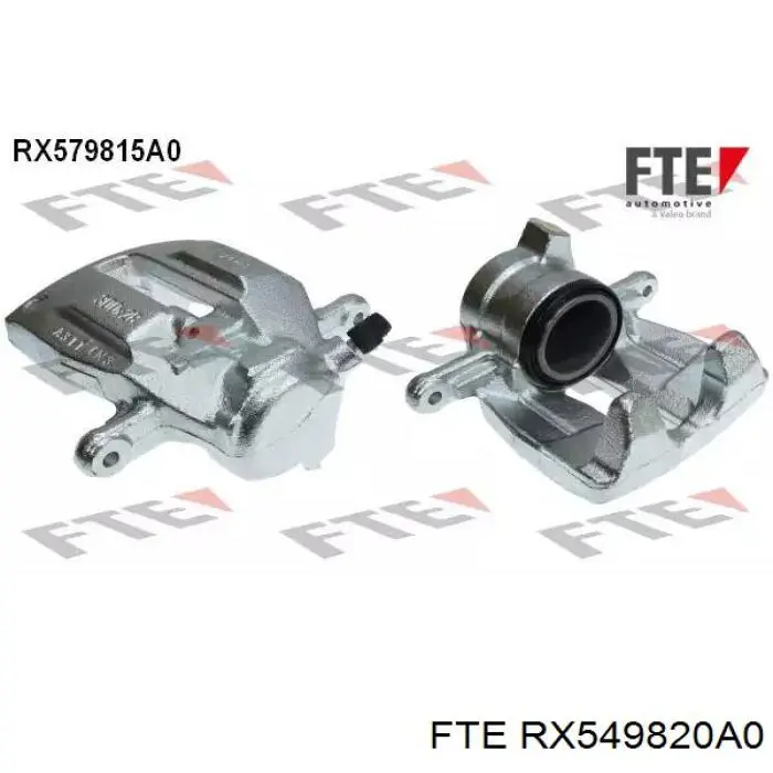 Суппорт тормозной передний правый FTE RX549820A0