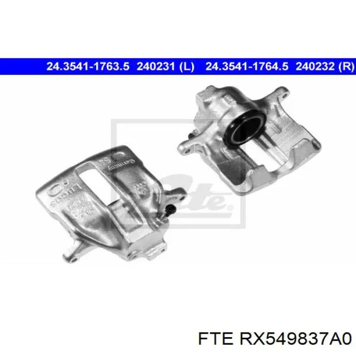 Супорт тормзной FTE RX549837A0 цена, от 42.28 USD