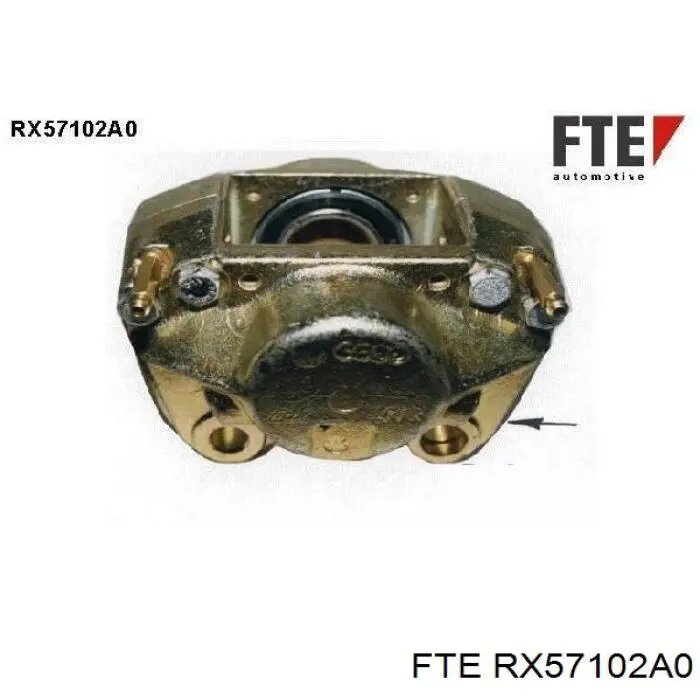 RX57102A0 FTE Суппорт тормозной, передний, левый