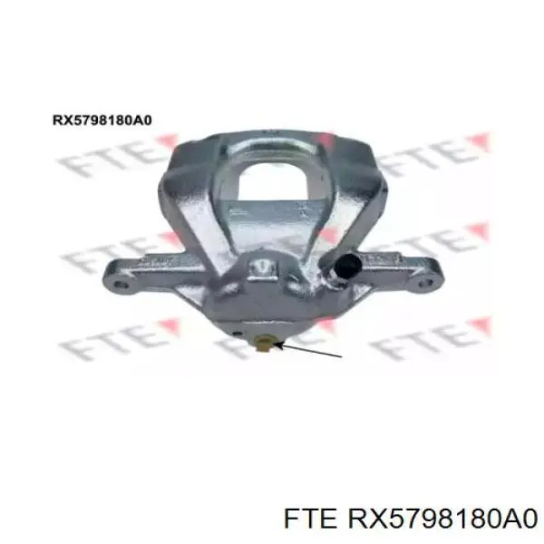 RX5798180A0 FTE суппорт тормозной передний правый