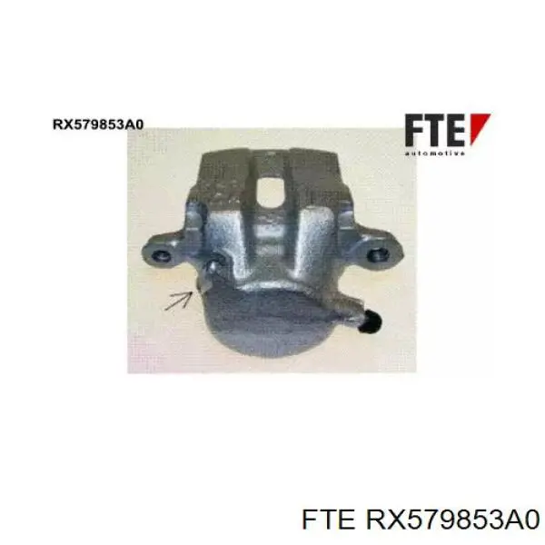RX579853A0 FTE суппорт тормозной передний левый