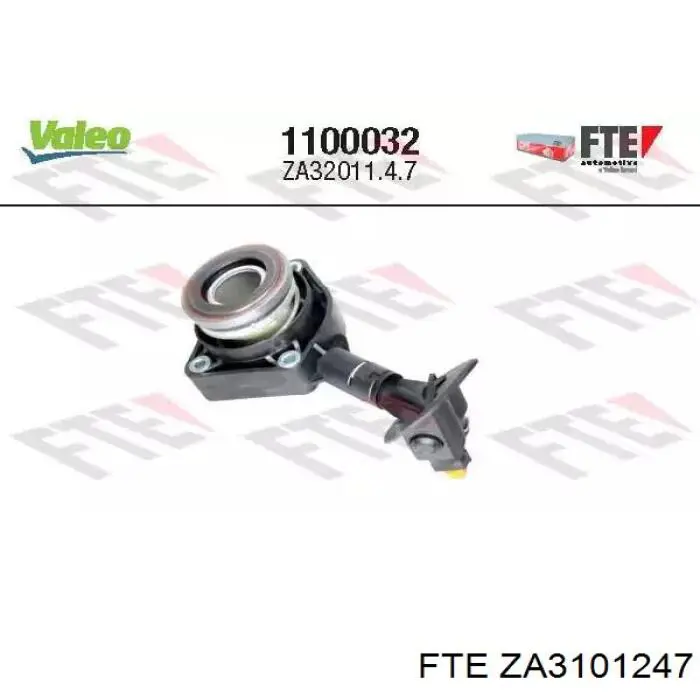 Купить VAL804573 VALEO Цилиндр сцепления в сборе с выжимным подшипником