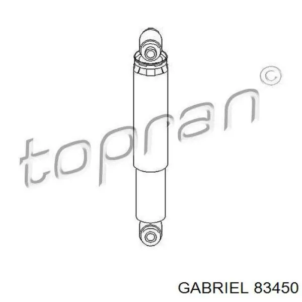 Амортизатор задній 83450 Gabriel