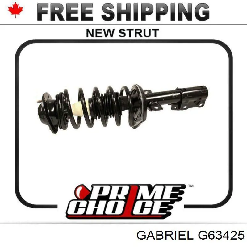 Стойка амортизатора задняя Gabriel G63425 цена, от 38.24 USD