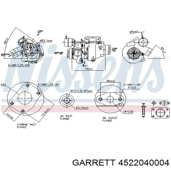 4522040004 Garrett Турбонаддув