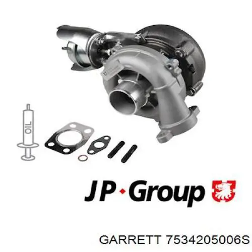 7534205006S Garrett Турбонаддув