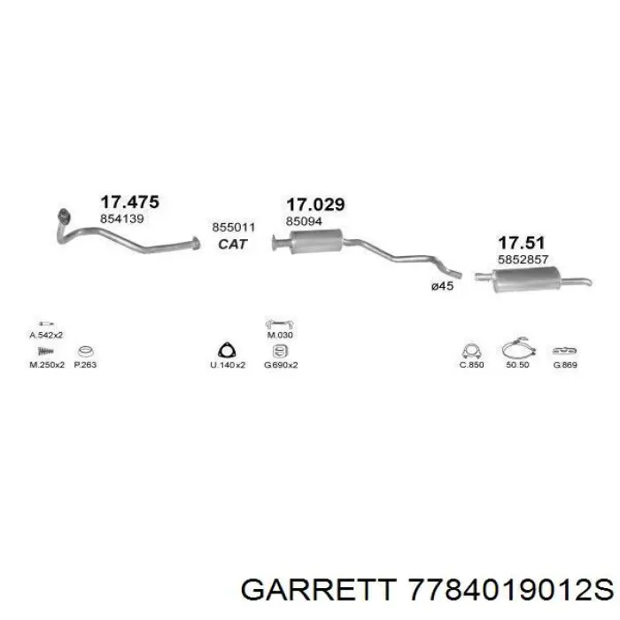 7784019012S Garrett Турбонаддув