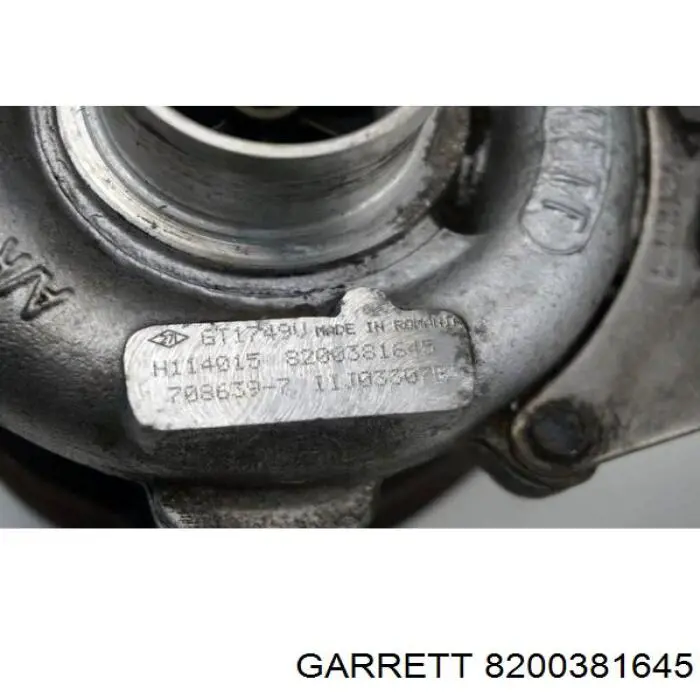 Турбокомпрессор Garrett 8200381645