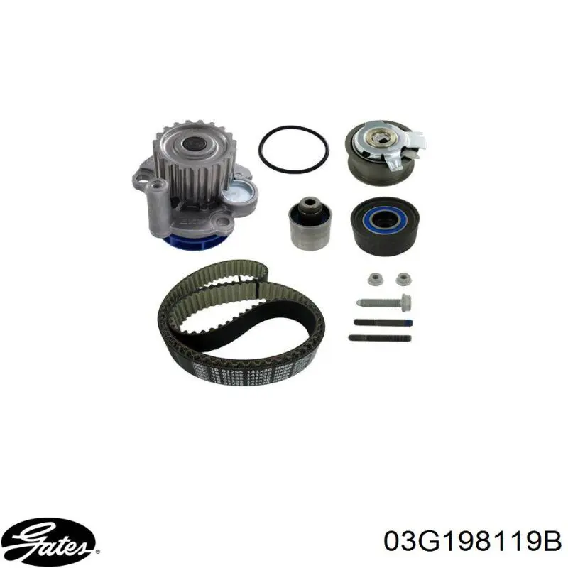 Комплект ГРМ KCT502 Ashika