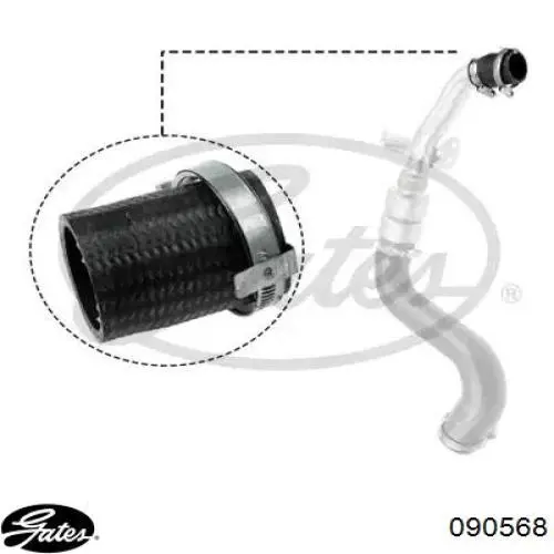 Шланг/патрубок интеркуллера Land Rover PCH503030 цена, от 50.85 USD