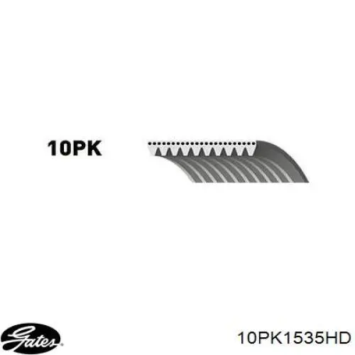 Клиновый ремень Dayco 10PK1535HD цена, от 28.09 USD