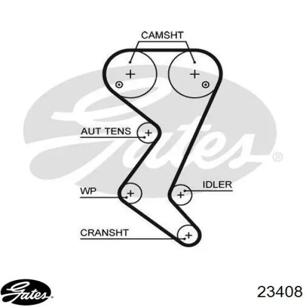 Шланг расширительного бачка верхний Gates 23408 цена, от 10.27 USD