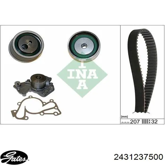 Зубчатый ремень Hyundai/Kia S2431237500 цена, от 22.81 USD