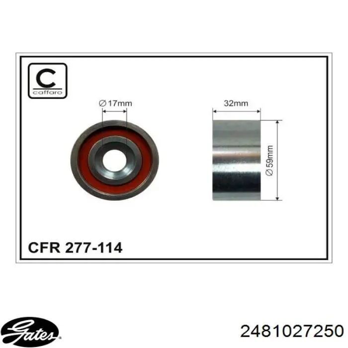 Купить S2481027250 Hyundai/Kia Ведуший ролик ГРМ