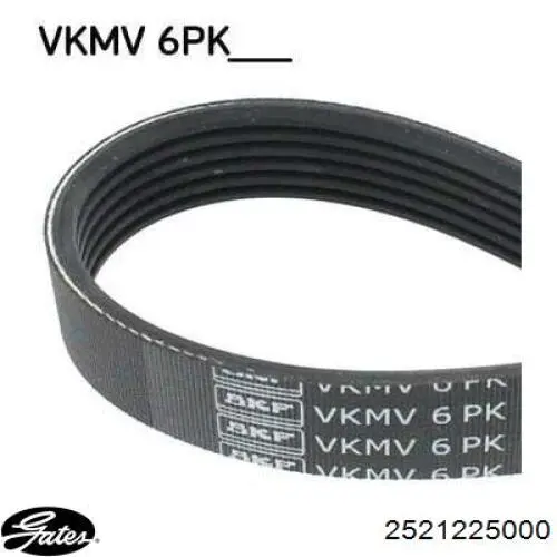 2521225000 Gates Поликлиновый ремень