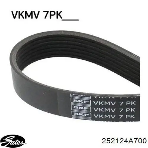 K070901 Gates Поликлиновый ремень