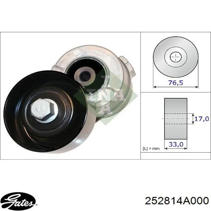 Натяжитель приводного ремня DT64011 Dynamatrix