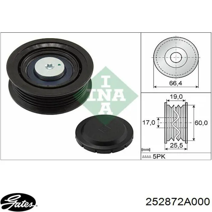 Паразитный ролик приводного ремня Korea (oem) E20313OEM цена, от 17.09 USD