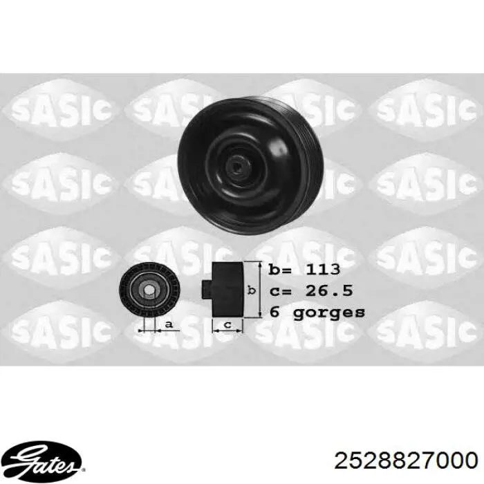 Ролик паразитный SNR GA38404