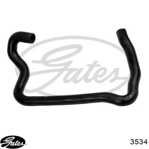 Шланг радиатора, нижний Gates 3534 цена, от 23.38 USD