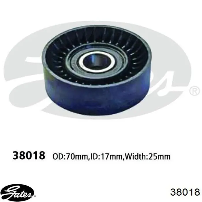 YS363 Ford Ролик приводного ремня, паразитный