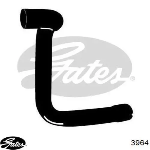 Купить 3964 Gates Шланг радиатора охлаждения нижний