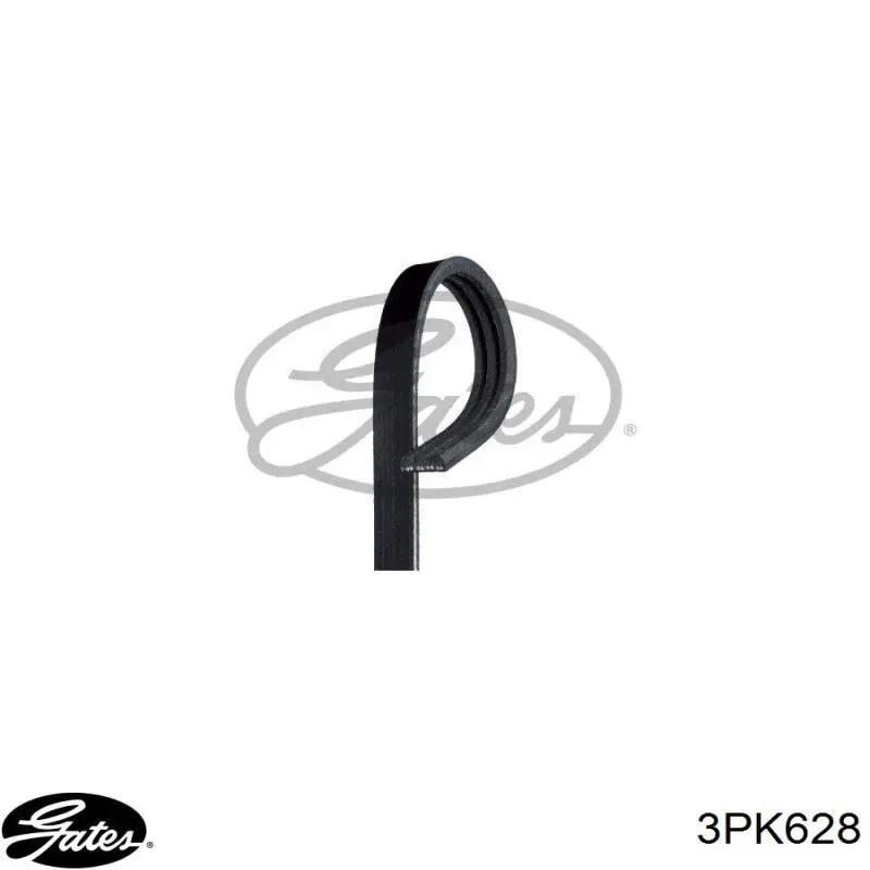 Ремень генератора 3PK628 Gates
