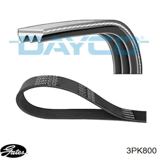 Купить 3PK800 Gates Ремень генератора