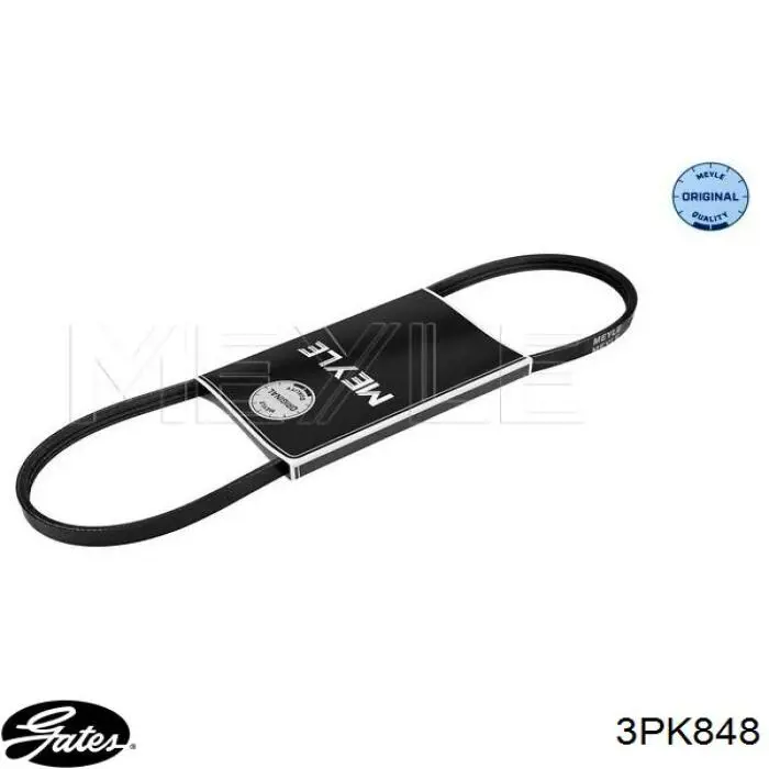 Купить 3PK848 Gates Ремень генератора