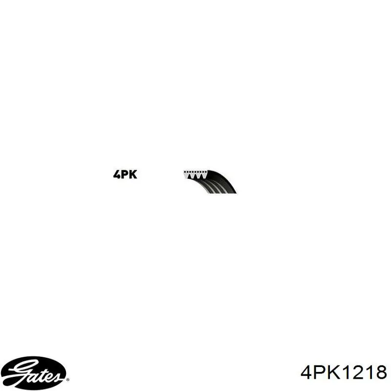 Купить 4PK1218 Gates Ремень генератора
