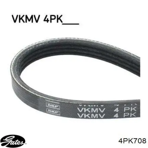 4PK708 Gates Поликлиновый ремень