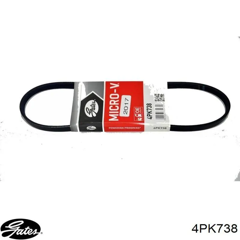 Купить 4PK738 Gates Ремень генератора
