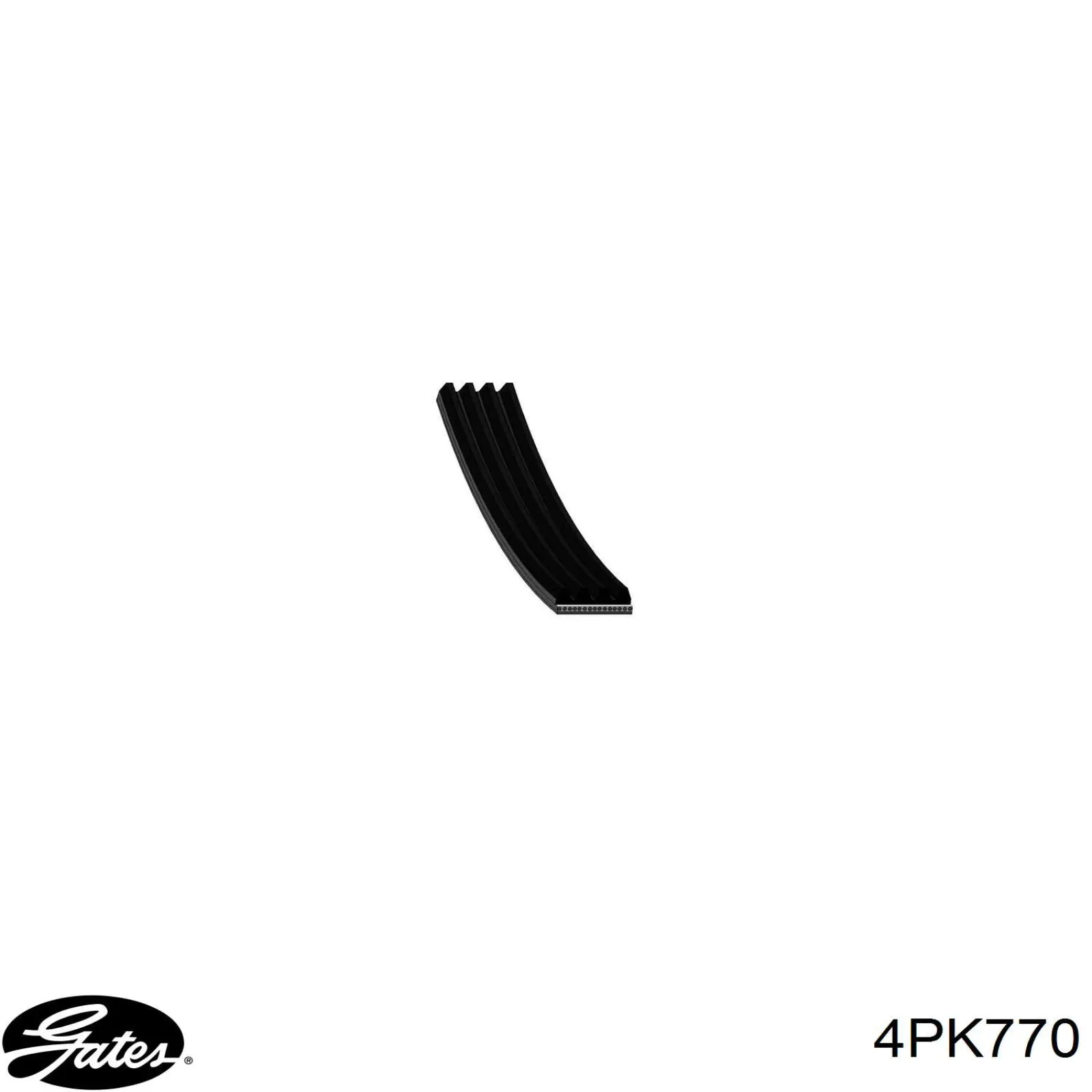 Ремень генератора 4PK770 Gates