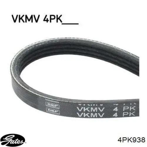 Купить 4PK938 Gates Ремень генератора