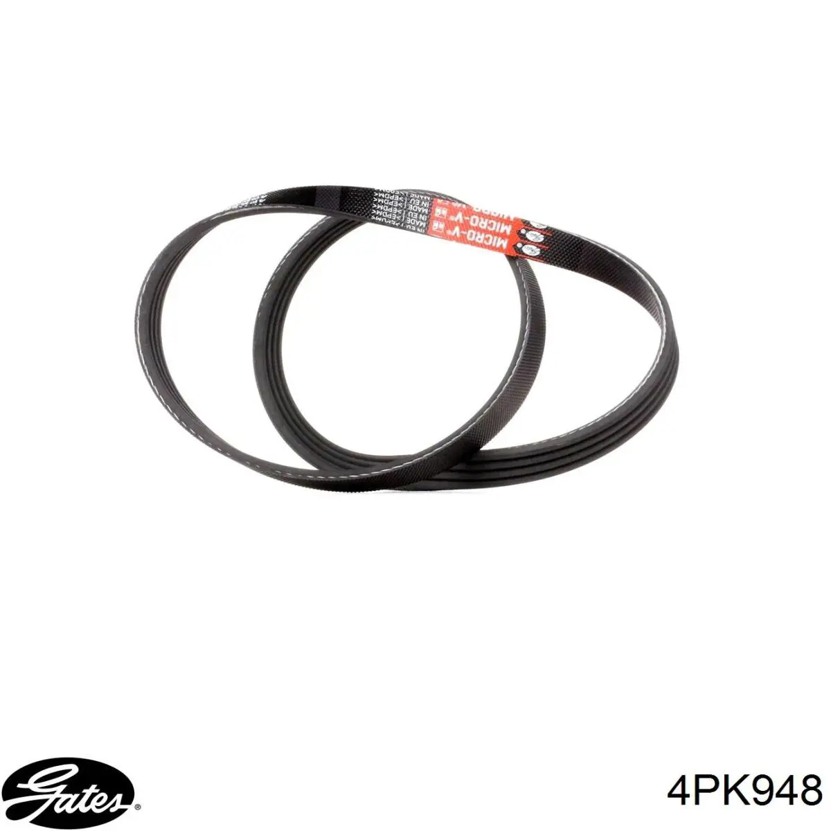 Клиновый ремень Gates 4PK948 цена, от 5.99 USD