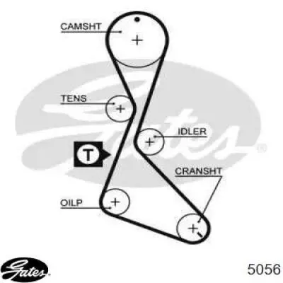 Ремень двигателя на Renault 11 5 dr BC37
