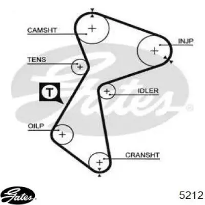 4851712 TRW Ремень двигателя