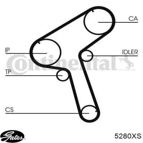 Correa distribucion 5280XS Gates