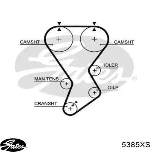 Ремень ГРМ 5385XS Gates