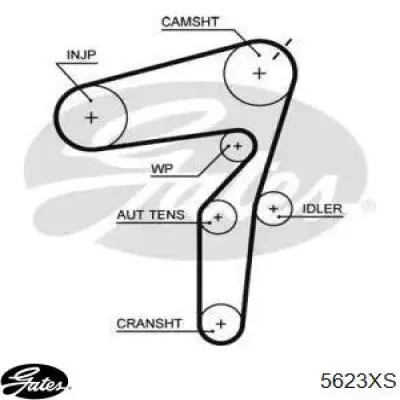 Зубчатый ремень Opel 95524042 цена, от 34.48 USD