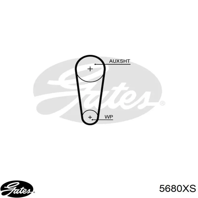 5680XS Gates Ремень двигателя