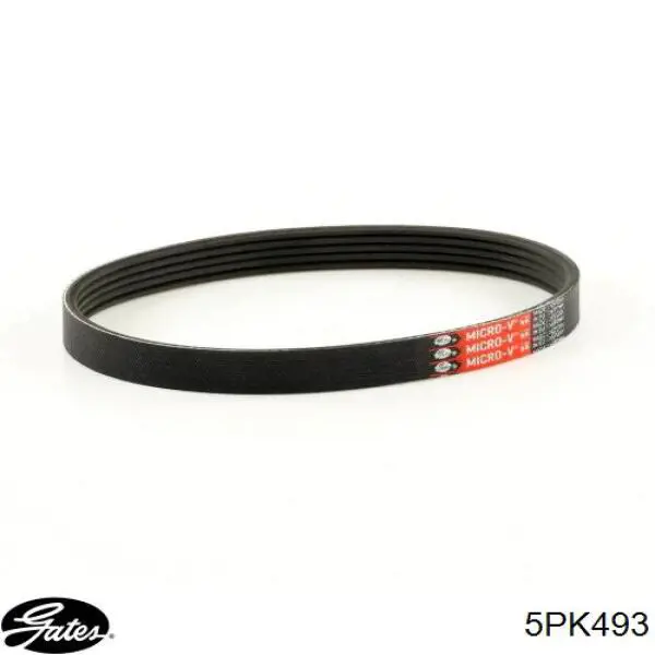 Ремень генератора 5PK493 Gates