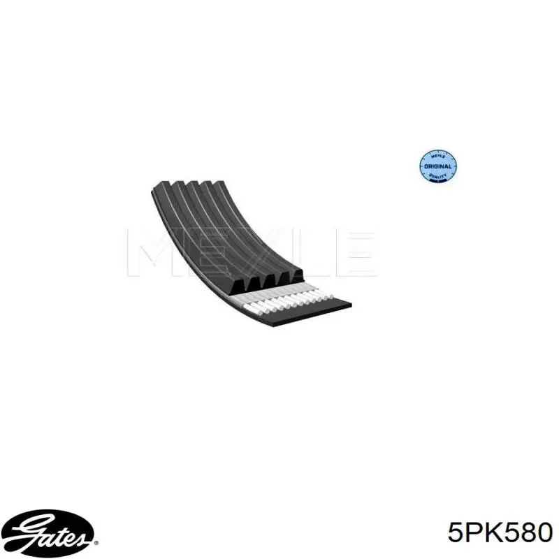 Клиновый ремень Gates 5PK580 цена, от 7.24 USD