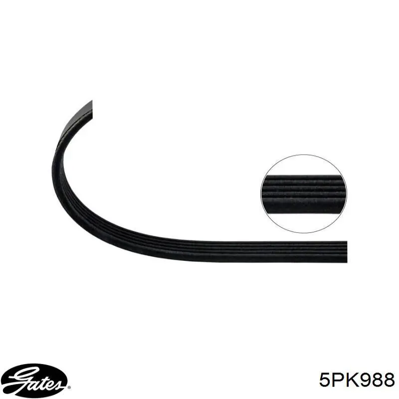Купить 5PK990 Bando Ремень генератора