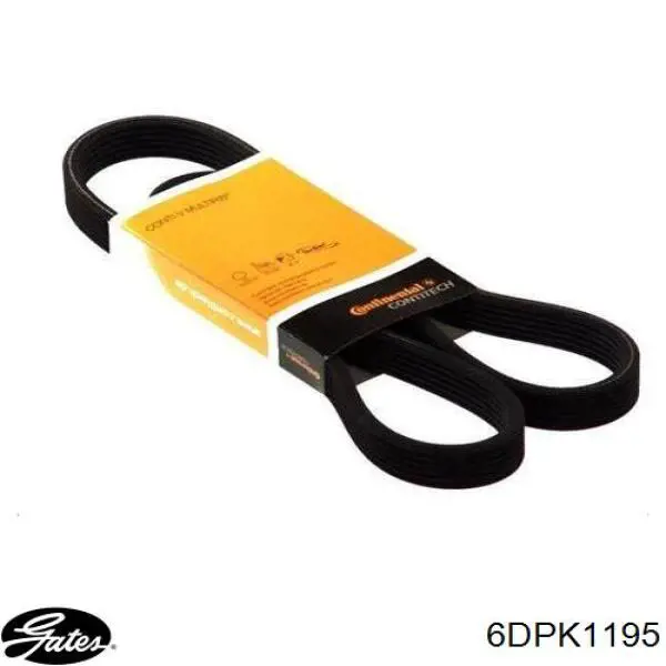 Ремень генератора 6DPK1195 Gates