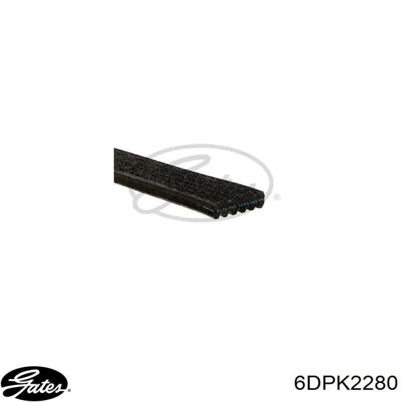 Ремень генератора 6DPK2280 Gates