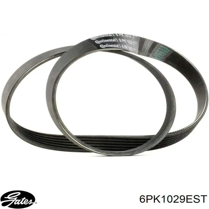 Купить 6PK1029EST Gates Ремень генератора