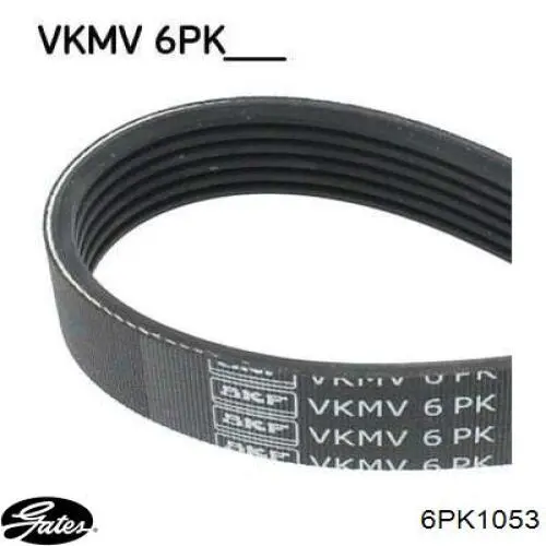 6PK1053 Gates Поликлиновый ремень