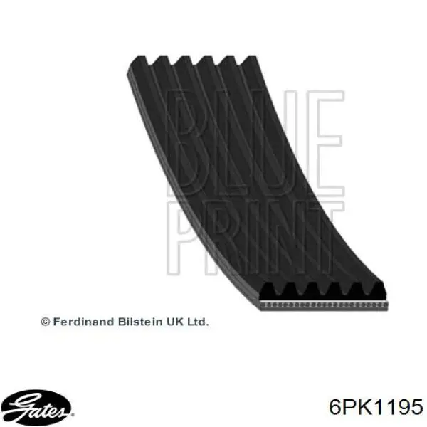 Купить 6PK1195 Gates Ремень генератора