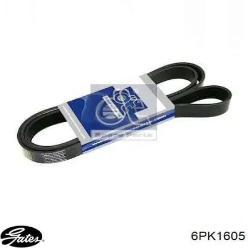 Клиновый ремень Gates 6PK1605 цена, от 15.28 USD